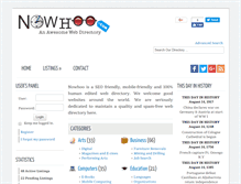 Tablet Screenshot of nowhoo.com